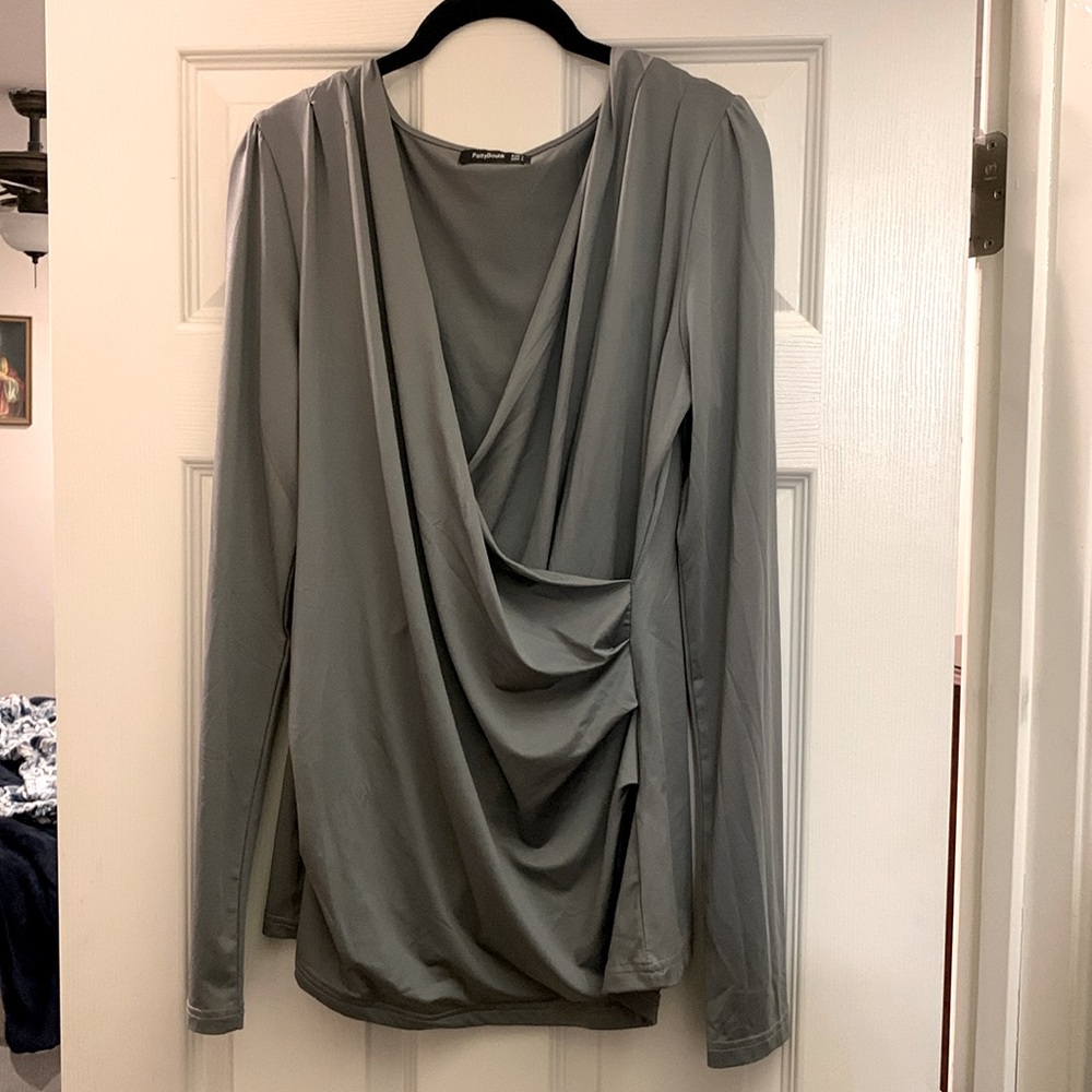 Patty Boutik Wrap Blouse